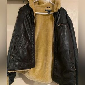 INC International Concepts Faux Leather Jacket